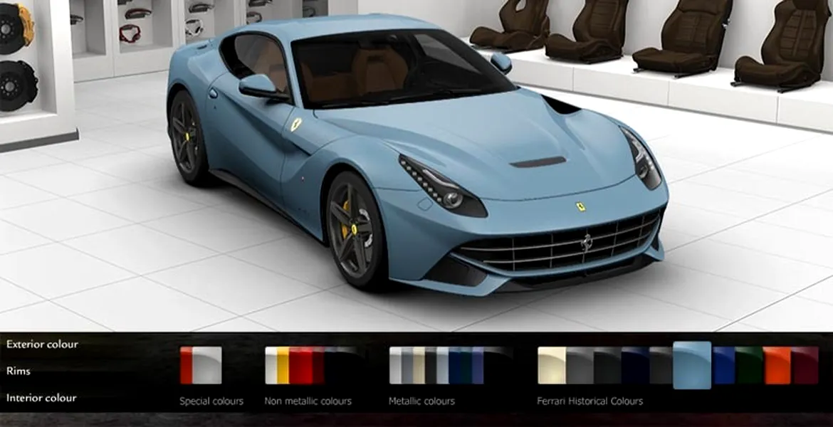 Configurează-ţi noul Ferrari F12berlinetta!