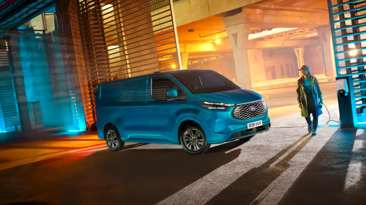 Noul E-Transit Custom a fost prezentat de Ford. Are o autonomie de 380 km