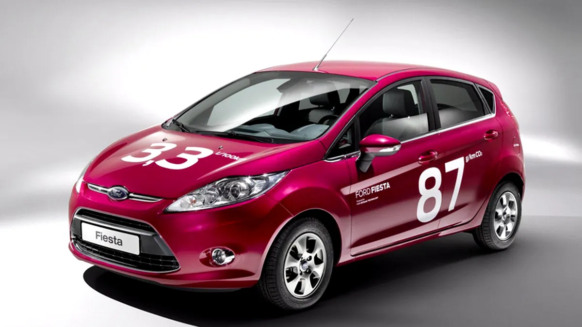 Şi mai eficient: Ford Fiesta ECOnetic