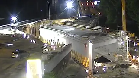 Tunel construit în doar 48 de ore - VIDEO 