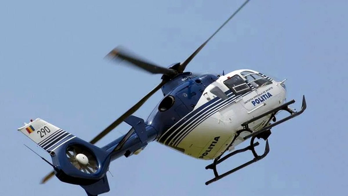 Poliția Româna montează radar pe elicopter. Vitezomanii vor fi înregistrați din aer
