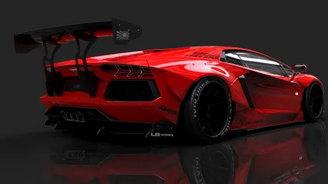 Tratament de atitudine pentru Lamborghini Aventador, de la Liberty Walk