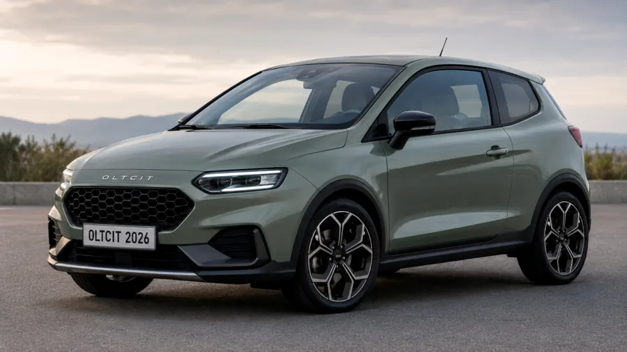 Așa ne-am imaginat că ar putea arăta viitorul model Oltcit, sub umbrela Ford (Imagine creata cu ajutorul ChatGPT)