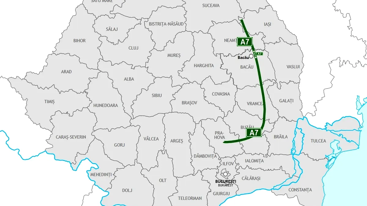 CNAIR a anunțat câștigătorul pentru construcția lotului 1 al Autostrăzii Bacău - Pașcani