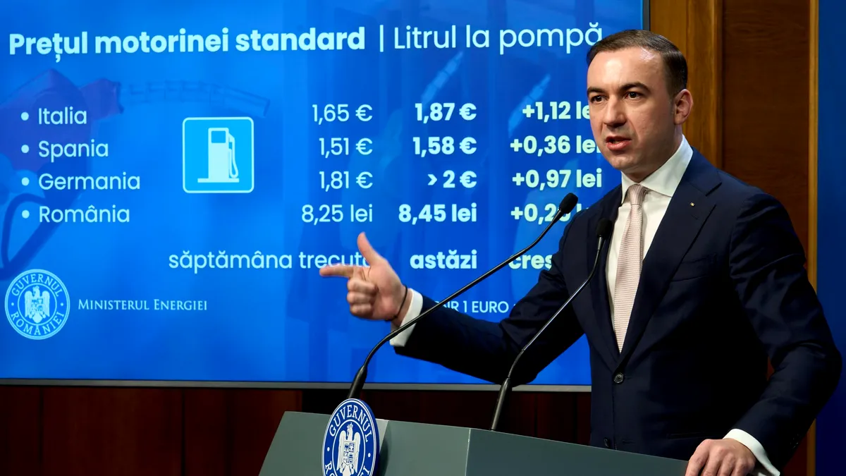 Ministrul Energiei spune că Guvernul are cinci scenarii pentru a menține prețul carburanților la sub 10 lei/litru