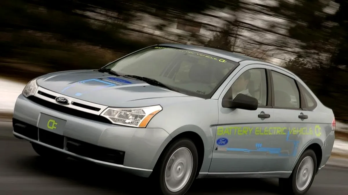 Primul automobil complet electric Ford vine în 2012