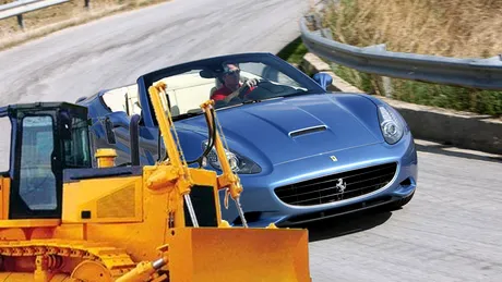 Ferrari California - accident în Sofia