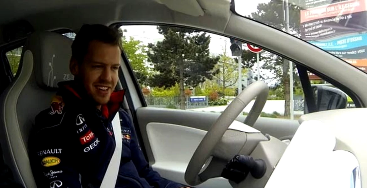 VIDEO: Vettel, de la monopostul de Formula 1 la… maşina electrică Twizy F1!