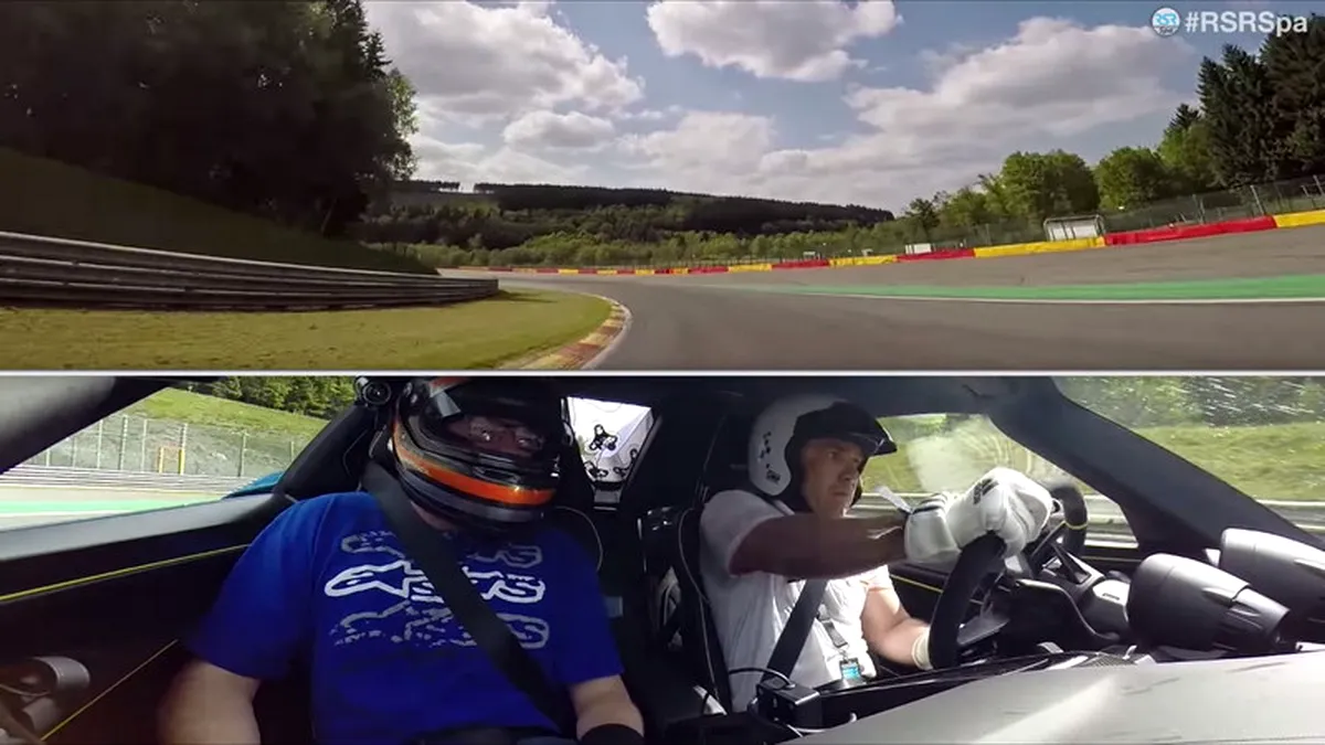 Cum arată un hot lap cu un Porsche 918 la Spa atunci când pilotul ştie ce face. VIDEO
