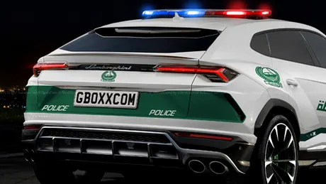 Poliţia din Dubai nu stă pe gânduri: are cele mai rapide maşini de pe planetă. Noul Lamborghini Urus ar putea fi unul dintre ele - FOTO