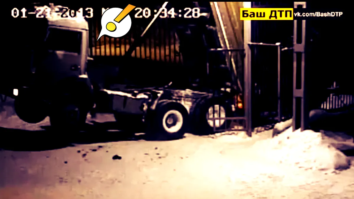 VIDEO: Cum faci o basculantă să se ridice pe roţile din spate