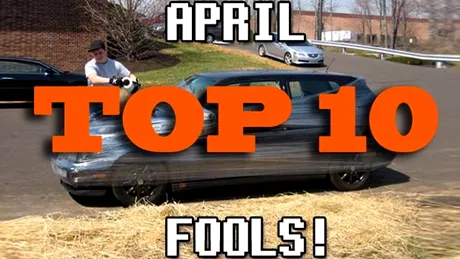 TOP 10: vezi cele mai tari farse de 1 aprilie cu maşini!