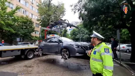 Pentru prima dată, tarif unic de ridicare a mașinilor parcate neregulamentar în București: 1.000 de lei pentru autoturisme
