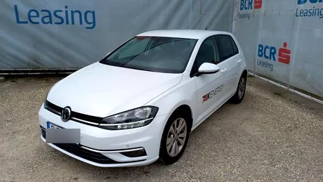 BCR Leasing are la vânzare o întreagă flotă de VW Golf. Prețurile pornesc de la 14.000 de euro