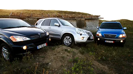 SSangyong Kyron vs. Honda CR-V vs. Kia Sorento