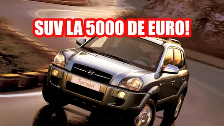 Top 6 SUV-uri de familie pe care le poți cumpăra cu 5000 de euro