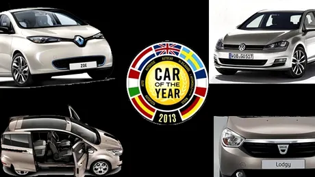 35 de pretendenţi pentru titlul Maşina Anului 2013 - iată nominalizaţii la Car of the Year 2013