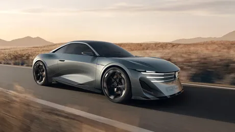 <span class='prepend'>Foto |</span> Peugeot prezintă RCZ Vision, conceptul electric inspirat din modelul sport RCZ de acum un deceniu. Vine cu baterie solid-state, 500 CP și autonomie de până la 600 km