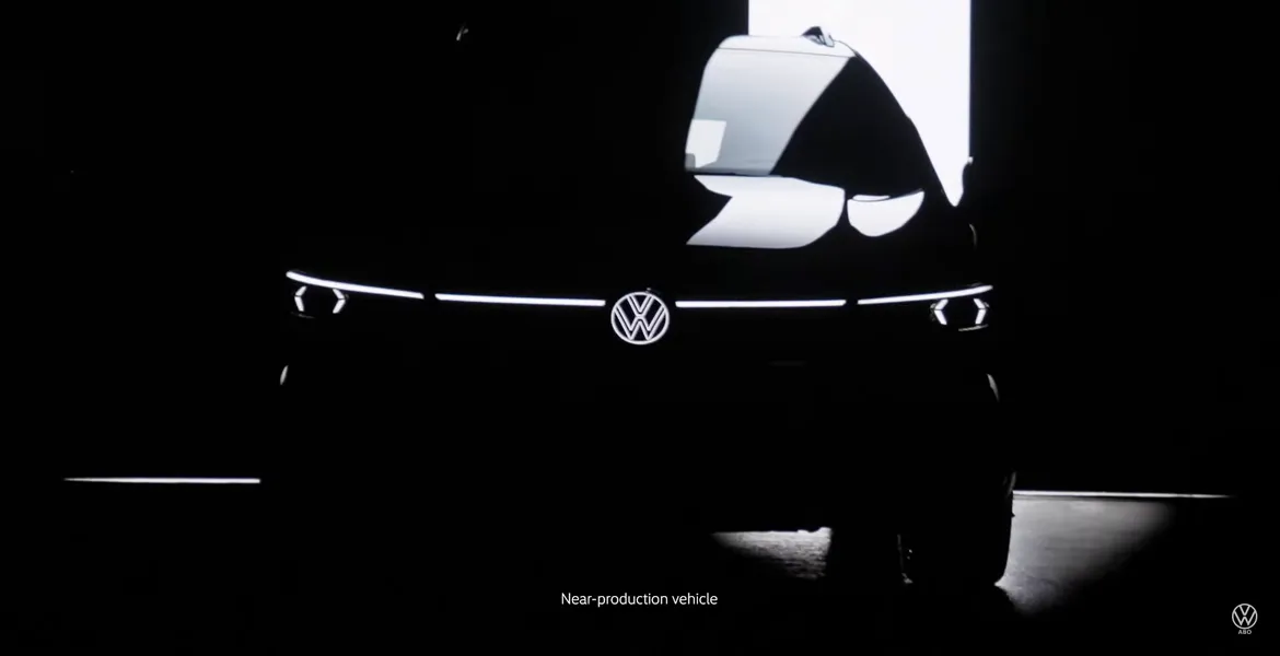 Volkswagen a publicat prima imagine oficială cu Golf 8 Facelift