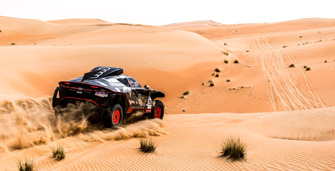 Audi RS Q e-tron a câștigat Abu Dhabi Desert Challenge