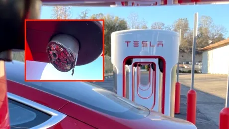 Toate cablurile unei noi stații Supercharger Tesla au fost furate