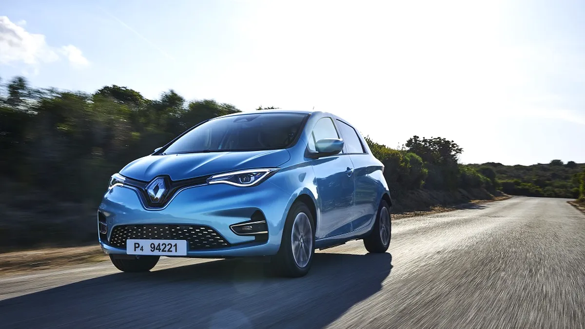 Iunie 2020: Renault este lider de piață în România pe segmentul mașinilor electrice