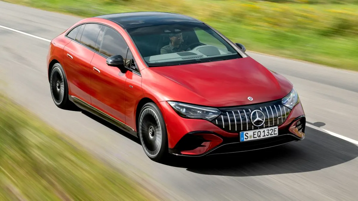 Mercedes-Benz a lansat noul sedan electric de performanță AMG EQE