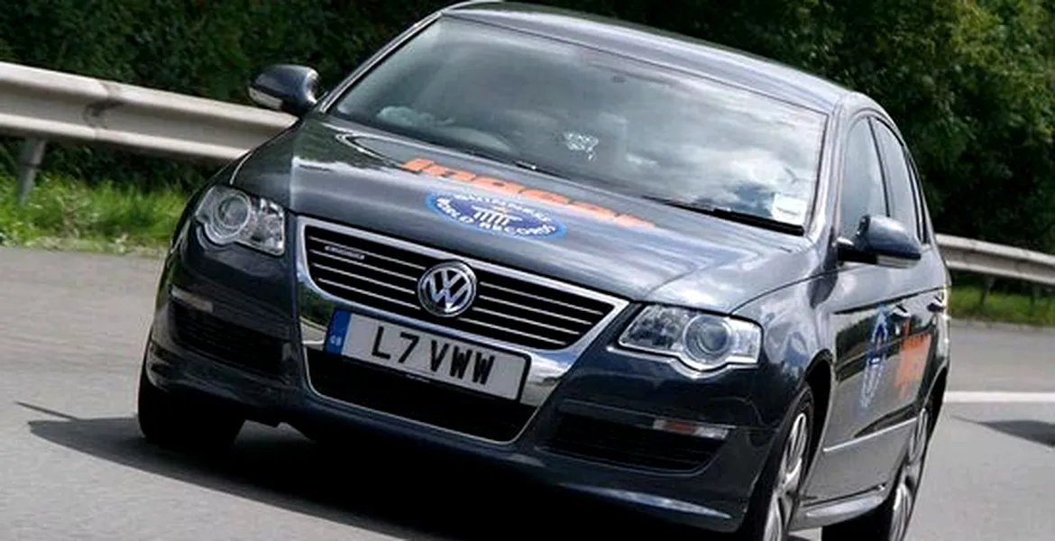 Record de consum cu Volkswagen Passat BlueMotion