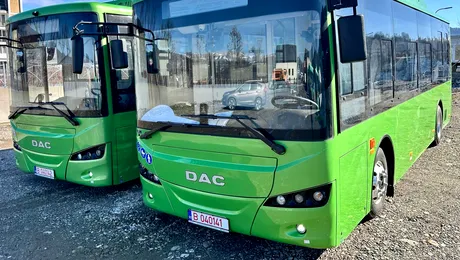 Autovehicule DAC revine pe piața din România. Două autobuze electrice au fost livrate într-un oraș din România