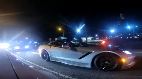 Tesla S de aprope 700 de cai se întrece pe stradă cu Chevrolet Corvette, Ford Mustang şi altele - VIDEO