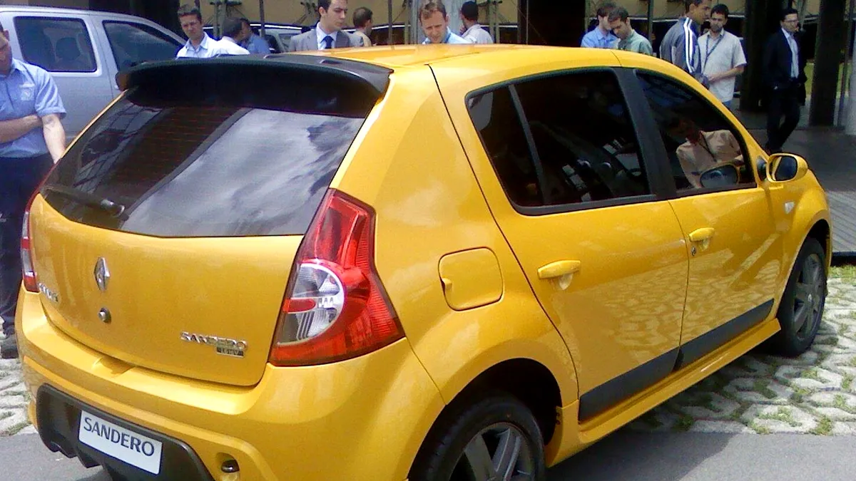 Renault Sandero RS - poze spion
