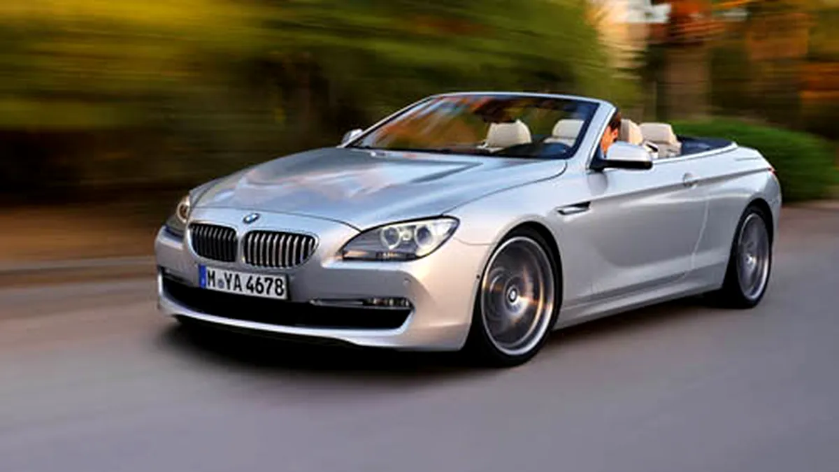 BMW Seria 6 Cabrio - primele info cu Seria 6 Cabrio