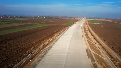 VIDEO - Cum arată ”Autostrada Nemțească”, șoseaua care se construiește lângă Giurgiu