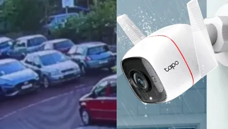 Vrei să supraveghezi mașina parcată în fața curții sau a garajului? Dedeman are o cameră Wi-Fi redusă la 120 de lei