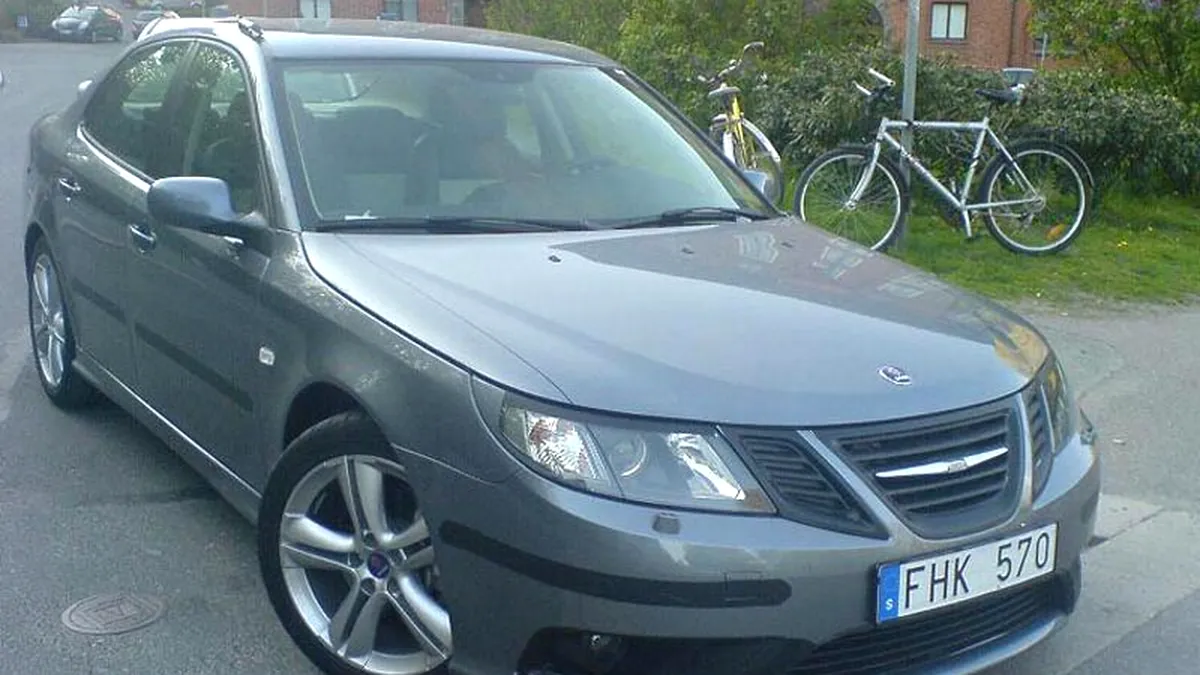 Saab 9-3 facelift - camuflat