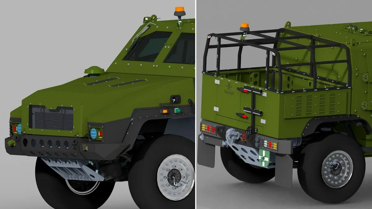 VLAH 4x4, produs în România, mai mare și mai ușor decât Otokar II, din dotarea armatei