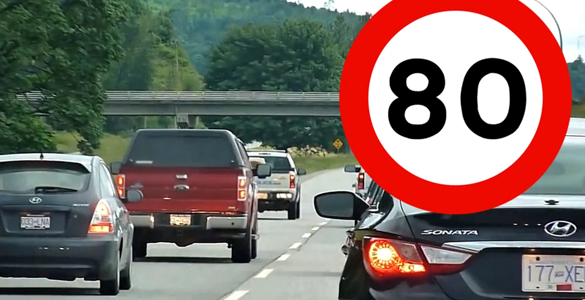 VIDEO: Sunt limitele de viteză prea mici? Acest clip încearcă să răspundă la întrebare
