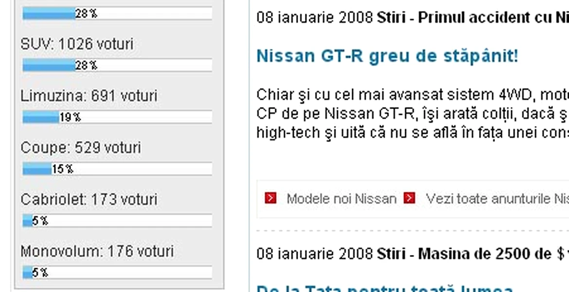 Sondaj promotor.ro pentru 2008