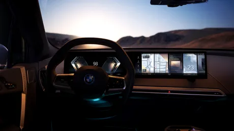 BMW reinventează interfața iDrive. BMW iX este vehicul de lansare