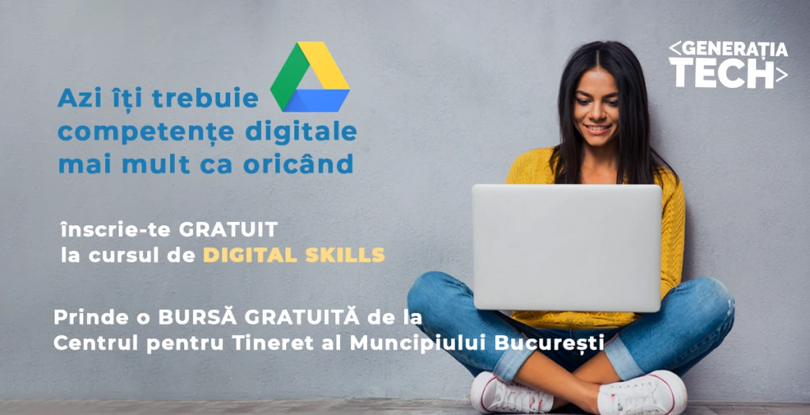 Digital Nation dă startul înscrierilor la cursul de Digital Skills.  Burse gratuite pentru bucureșteni, prin CTMB