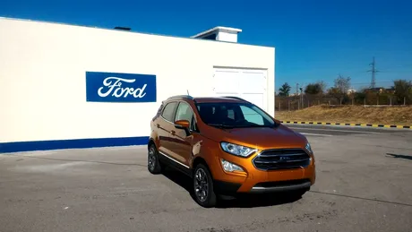 Ford Ecosport va aduce 2 miliarde de euro la Craiova. Cât la sută din componente provin din România