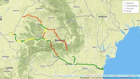 Aceasta este harta interactivă a autostrăzilor din România
