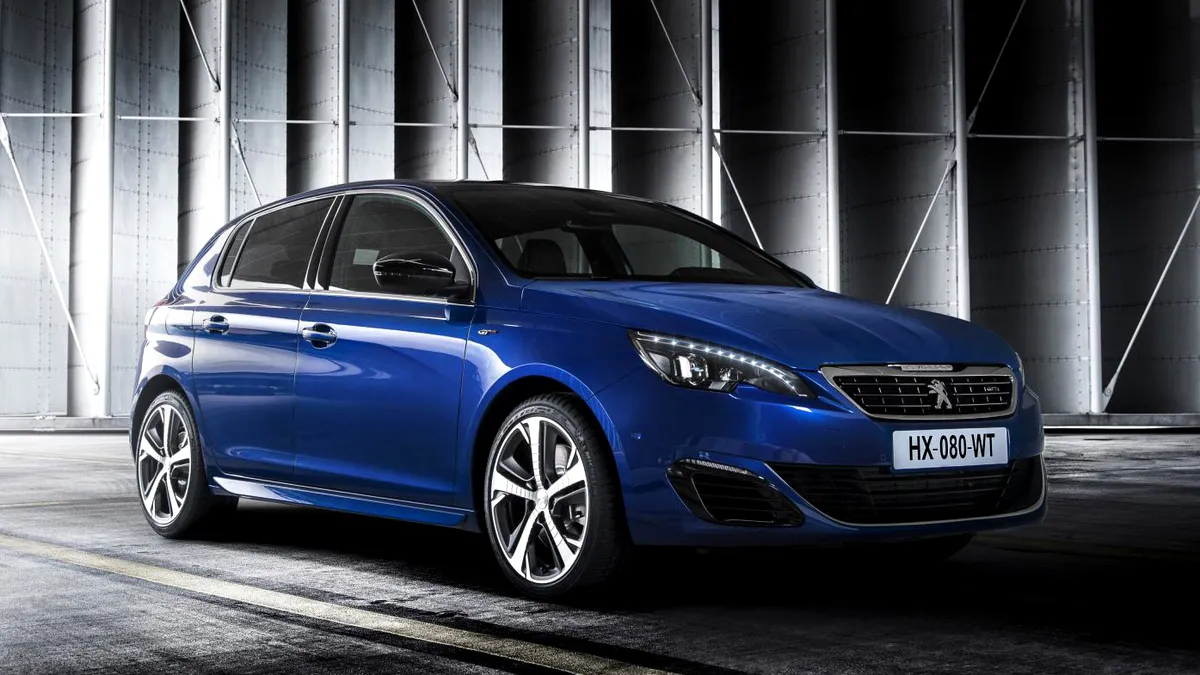 Peugeot 308 GT: primele imagini şi informaţii oficiale