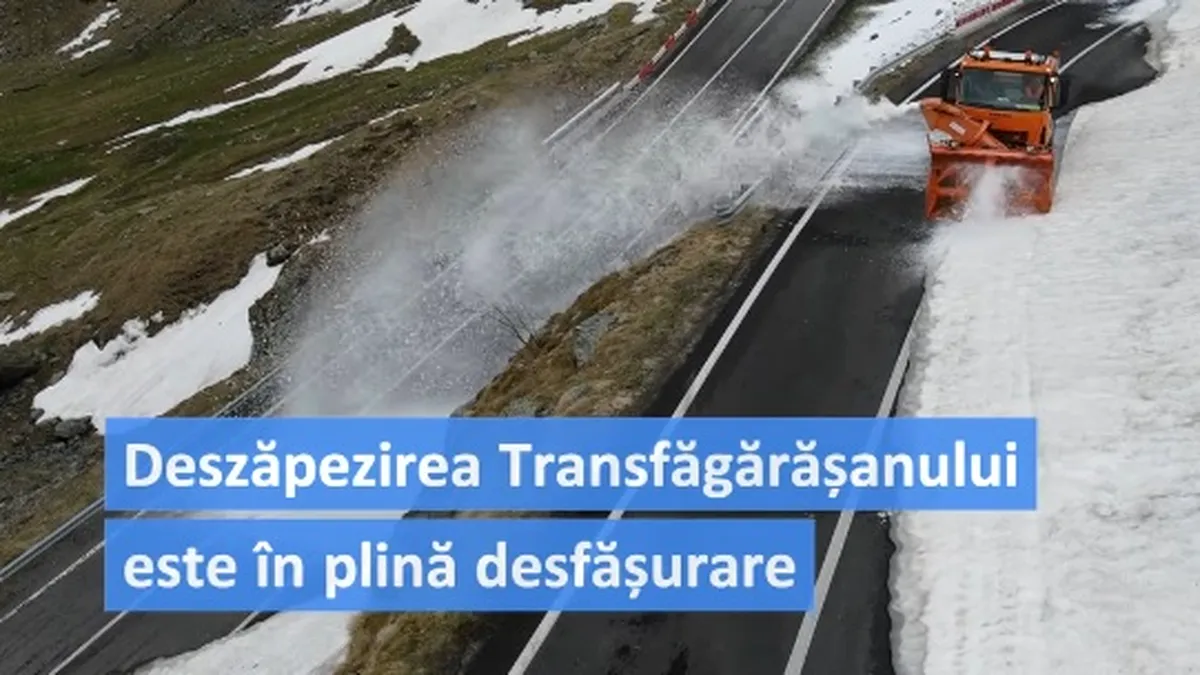 Transfăgărășanul ar putea fi redeschis circulației în următoarele două săptămâni