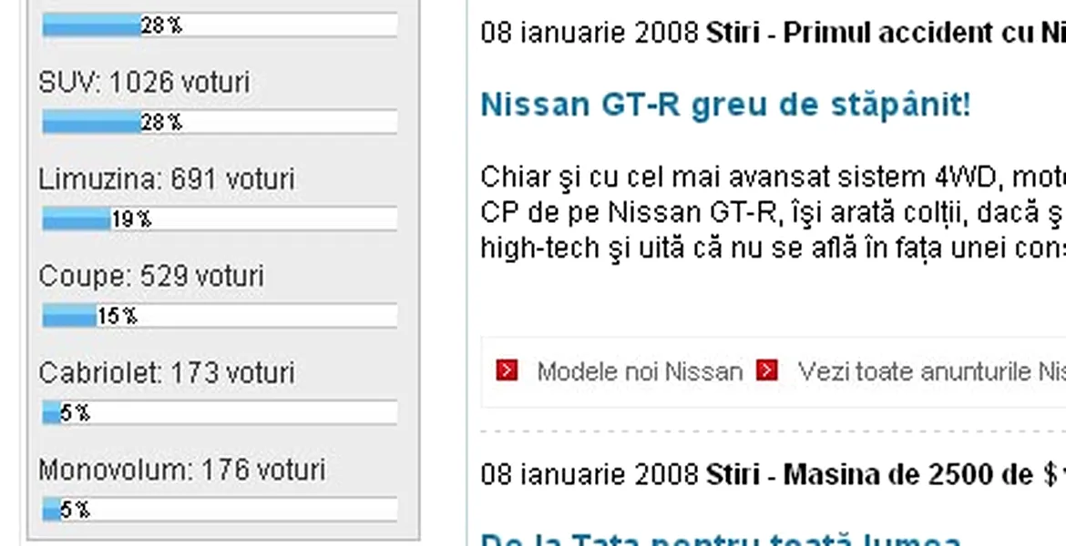 Sondaj promotor.ro pentru 2008