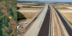 Video – O porțiune din Autostrada A3 Transilvania devine pistă pentru avioane. Investiție de 84,5 milioane de lei