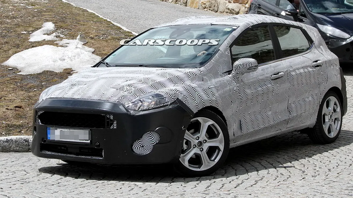 Primele imagini spion cu Ford Fiesta 2018 | GALERIE FOTO