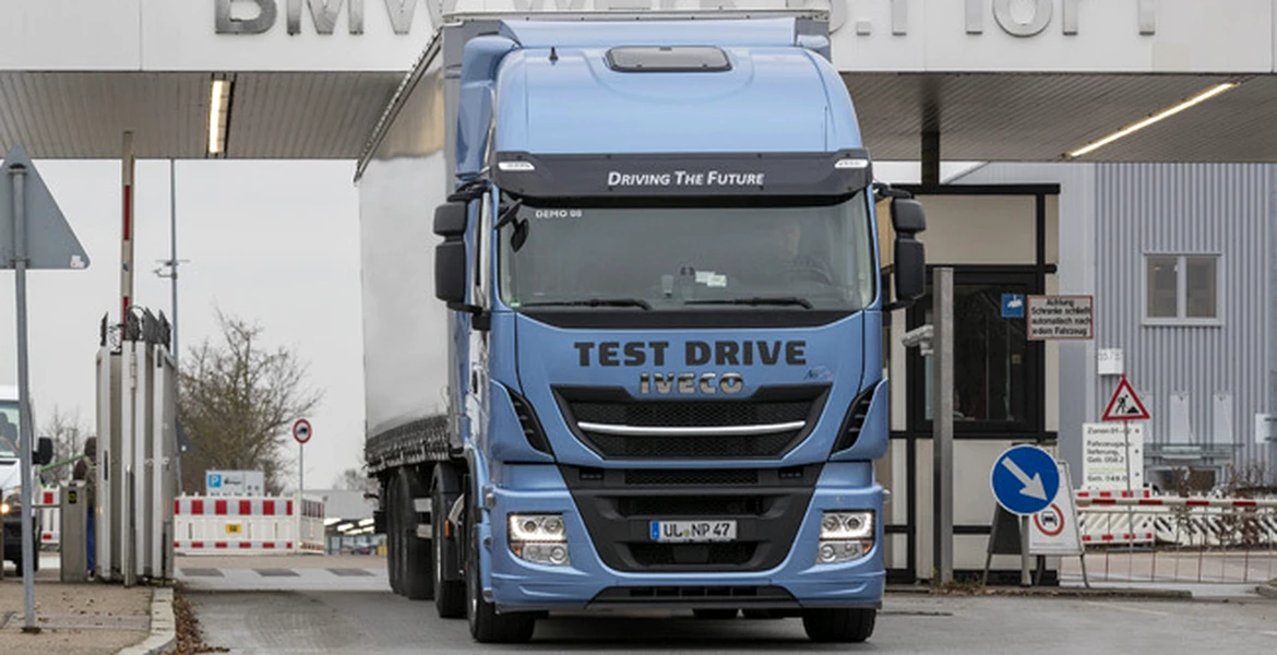 BMW testează camioane cu GNL (gazul natural lichefiat)