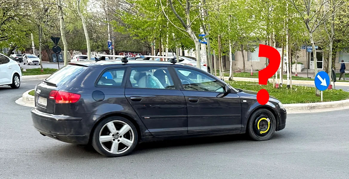 Unde montezi roata de rezervă provizorie: față sau spate? Iei amendă dacă o faci greșit?