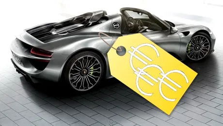 Viitorul Porsche 918 va costa aproape 1.000 euro/CP!